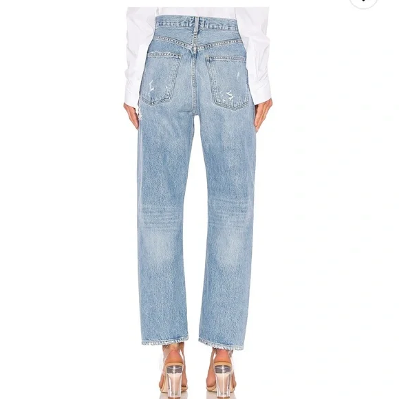 Agolde 90's Mid Rise Loose Fit Jeans in Fall Out - Picture 7 of 7